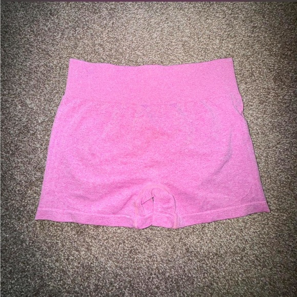 Pink High-Waisted Shorts - Picture 1 of 3